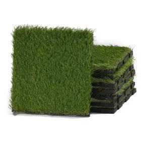 Ch-pf561510 Cortesi Home 194384053469 Artificial Grass Turf Tile Interlocking Green 9 Count Ch-pf561510 Cortesi Home 194384053469 Artificial Grass Turf Tile Interlocking Green 9 Count