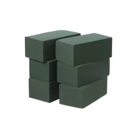 009p06 Crafare 6x3x2.5 Inch Wet Floral Foam Blocks Rectangle Small Size Bricks
