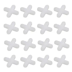Create Idea 973795058782 500pcs Tile Leveling System Spacers Cross Shaped White Plastic Tiling Spacing