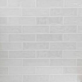 Cruz Bay Studio Be3ligrg Be3 Bedouin - 4 Inch X 12 Brick Wall Tile Glossy Light Grey