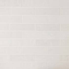 Cruz Bay Studio Be3ofwhg Be3 Bedouin - 4 Inch X 12 Brick Wall Tile Glossy Off-white