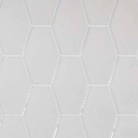 Cruz Bay Studio Mkt2881 Mkt2871 Long Hex - 11 Inch X Geometric Wall Tile Soft Ivory