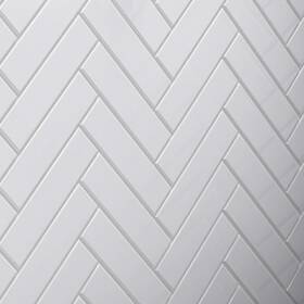 Cruz Bay Studio Mkt2924 Mkt2909 2 Inch X 8 Glass - Brick Soft Ivory Gloss