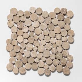 Cruz Bay Studio Xd3rtn Xd3r Penny Rounds - 11 Inch X Pebble And Rock Beige