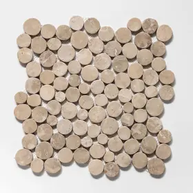 Xd3rtn Cruz Bay Studio Xd3r Penny Rounds - 11 Inch X Pebble And Rock Beige