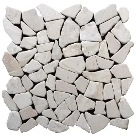 Xr3rwh Cruz Bay Studio Xr3r Fit Mosaic - 11 Inch X Pebble And Rock Floor Off White Xr3rwh Cruz Bay Studio Xr3r Fit Mosaic - 11 Inch X Pebble And Rock Floor Off White