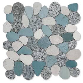 Cruz Bay Studio Xs3spg Xs3 Sliced Pebble - 11 Inch X And Rock Speckled Green