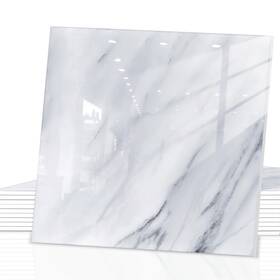 Crystiles 81212060 Peel And Stick Backsplash Tiles 10pcs 12 Inch X12 White Marble Wall Pvc S