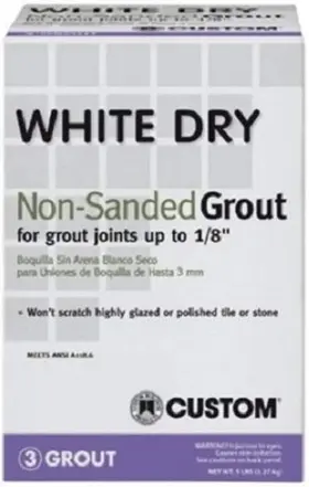 Wdg5-4 Custom Building Product Wdg5 5 Lb Non-sanded White Tile 5-pound Whites