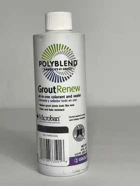 Custom Building Products 010186735016 Polyblend #60 Charcoal Grout Renew Colorant/sealer Flooring Tile Repair 8 Oz Custom Building Products 010186735016 Polyblend #60 Charcoal Grout Renew Colorant/sealer Flooring Tile Repair 8 Oz