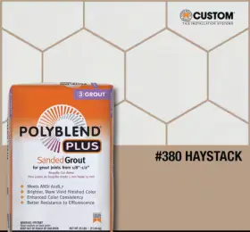 Custom Building Products 010186830292 Polyblend Plus #380 Haystack 25 Lb Indoor/ Outdoor Covers 688 Sq Ft