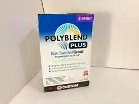 Custom Building Products 010186831589 Polyblend Plus Non-sanded Grout - 10 Lb Coffee Bean Color # 646 New