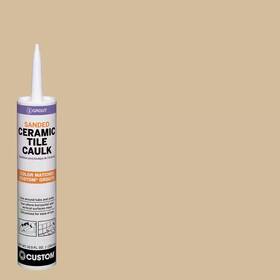Custom Building Products 313084081088 Polyblend #122 Linen 10.5 Oz. Sanded Ceramic Tile Caulk