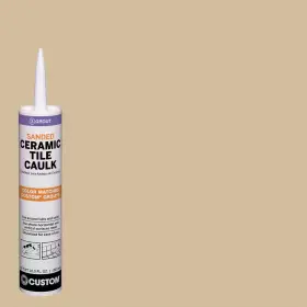 Custom Building Products 313084081088 Polyblend #122 Linen 10.5 Oz. Sanded Ceramic Tile Caulk