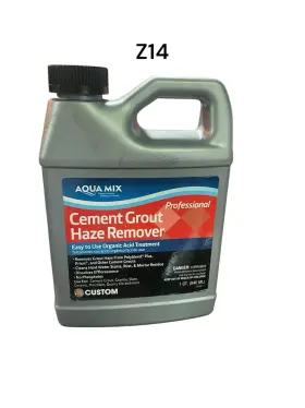 Custom Building Products 718704501623 1 Quart Aqua Mix Double Action Cleaner Cement Tile Grout Haze Liquid Stain Remover