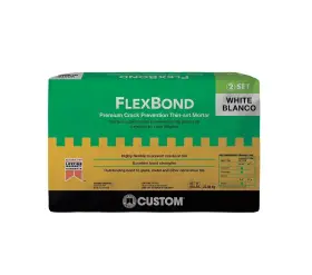 Fbw50 Custom Building Products Flexbond Premium Crack Prevention Thin-set Mortar White 50 Lb Bag Tile Ad