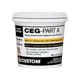 Lwceg105at-ea Custom Building Products Ceg Lite Part A Epoxy Grout - 1.3 Lb Pail