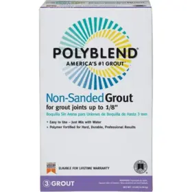 Pbg1910 Custom Building Products Polyblend #19 Pewter 10 Lbs. Non-sanded Grout Silver