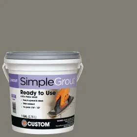 Pmg091-2 Custom Building Products Simplegrout Gallon Natural Gray Pre-mixed Sanded Tile
