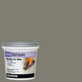 Pmg09qt Custom Building Products Simplegrout Quart Natural Gray Pre-mixed Sanded Tile