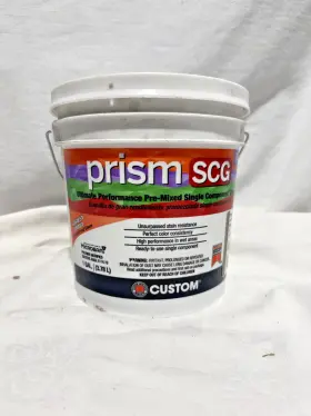 Pscg1051-2t Custom Building Products Pscg6411-2t Prism Scg Pre-mixed Single Component Grout Earth 105 1 Gallon