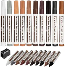 21-ma Daixism Mr-21 Furniture Markers Touch Up Wood Filler Floor Scratch Repair Kits Set Of