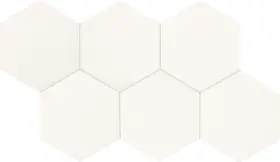 Daltile 042369852418 Mesmerist 4 Inch Hexagon Ceramic Wall Tile In Spirit 30 Pc Per Carton 3 Sqft P