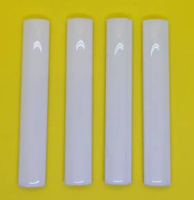 Daltile 081516486762 Bright Ice White 1-in X 6-in Glazed Ceramic Quarter Round Tile - 4pcs