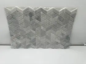 Daltile 193453343876 Xpress Mosaix Peel Ftn Stick Frost White 18 Inch X 12 Marble Mosaic Tile 5 Pack Daltile 193453343876 Xpress Mosaix Peel Ftn Stick Frost White 18 Inch X 12 Marble Mosaic Tile 5 Pack