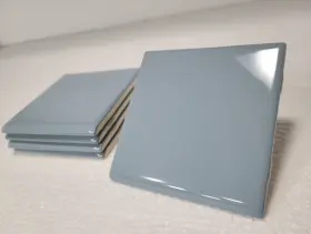 0169 Daltile 4449 Blue Waterfall Ceramic Tile Bullnose Trim Edge Vintage Subway Color 0169 Daltile 4449 Blue Waterfall Ceramic Tile Bullnose Trim Edge Vintage Subway Color
