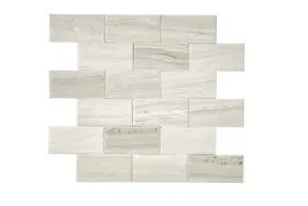 L19124bvssms1u Daltile Simplystick Mosaix 2 Inch X 4 Limestone Peel And Stick Bevel Mosaic In Chenille