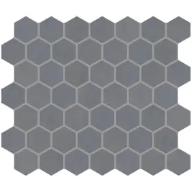 Mc5415hexms1p2 Daltile Moroccan Concrete Blue Gray 10 Inch X 11 Glazed Ceramic Hexagon Mosaic Tile