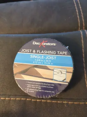 401879 Deckorators 1-5/8 Inch X 50 Ft. Single-joist Butyl Joist And Flashing Tape