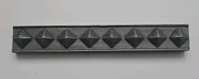 235567 Deco 098802104651 Lot Of 10 Anatolia 1 Inch X 8 Pewter Liner Tile Border