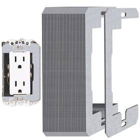 Decohs Dec-wall-plate-spacer-30pcs 30 Pcs Wall Plate Spacer- Metal Flush Fit Device Leveling Silver-30pcs