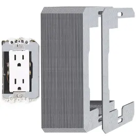 Dec-wall-plate-spacer-30pcs Decohs 30 Pcs Wall Plate Spacer- Metal Flush Fit Device Leveling Silver-30pcs