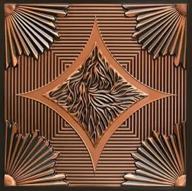 201ac-24x24-10 Decorative Ceiling Tiles Inc Sunset Boulevard Pvc 2ft X Lay-in Or Glue-up Tile