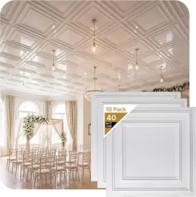 232uw-24x24-10p Decorative Ceiling Tiles Inc. From Plain To Beautiful In Hours 232 Economy Pvc 2ft X Lay-in Tile Co