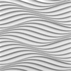 Wd-swp-pw-6  Decorative Ceiling Tiles La Maison Ceilings Wind Seamless 3d 6 Wall Panels White 24 Sq Ft