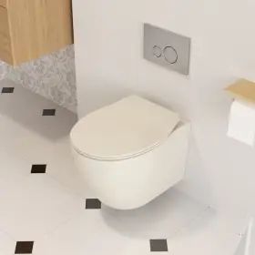 Deervalley 751313649461 Liberty 1.59 Gpf Elongated Wall Hung Toilets