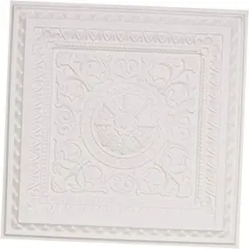 223wm-24x24-25 Deorative Ceiling Tiles Inc 223 La Scala Pvc 2ft X 2ftglue-up Or Lay-in Tile Pack Of 25 White Matte