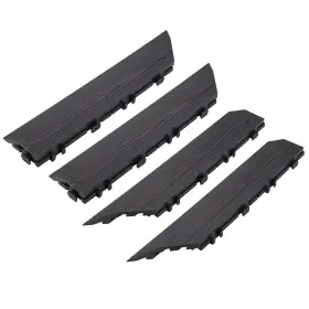184549 Design House 3 Inch X 12 Textured Polymer Interlocking Deck