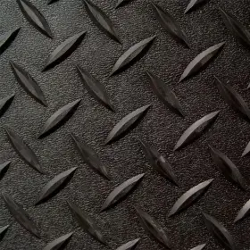 Diamond Deck 313111290278 5x7.5 Ft Black Pvc Motorcycle Mat Plate Garage Floor Cover Parking Pad