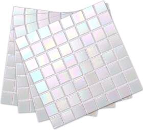 Dicofun Wt0802b040c 40-sheet Rainbow Peel And Stick Backsplash For Kitchen Bathroom