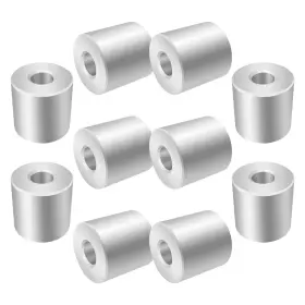 Yzdp01 Dlbeem 10pcs Stainless Steel Spacer 1/4 Inch Id X 5/8 Od Length Round Spacers