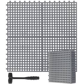 Drydiet Ykh-drydiet-241 12 Pack Drainage Tiles Modular Interlocking Floor With 1 Pc Pla
