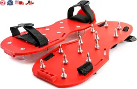 Dsn 313107653650 Gunite Spiked Shoes Epoxy Floor/overlay Installation 3/4 Inch Spikes Green Pair