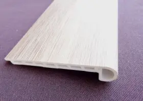 Vdg-bar-st7 Duchateau 0.4 Inch X 4 94.5 Vinyl Stairnose Bullnose Barris M