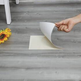 Dureidos Wonth02la Peel And Stick Floor Tile 40-pack 60 Sq.ft Natural Grey Wood Grain Look Se