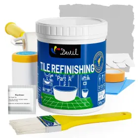 22699 Dwil Sample Sku Tub Paint And Tile Refinishing Kit With Tools White Bathtub